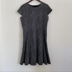 ALFANI Diamond Print Glitter Dress NWOT